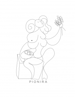 Logo of the Pionira goddess